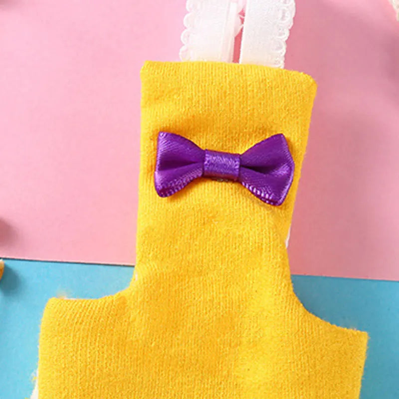 Bird Parrot Diaper with Bowtie Flight Suit Nappy Clothes Parakeet Pigeon Pet Bird Supplies