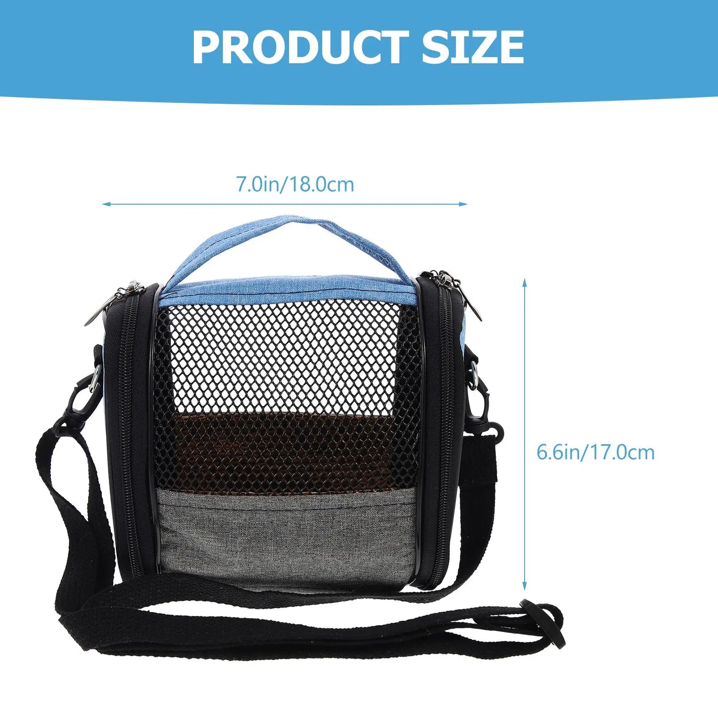 Parrot Out Bag Small Carrier Breathable Bird Travel Cage Foldable Outdoor Pet Toys Clear Backpack Portable Lightweight Dog