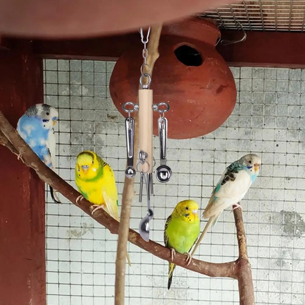 Parrot Toys Interactive Bird Cage Toy Interactive Chew Toys For African Grey Conure Caique Hangable Cockatiel Educational Puzzle