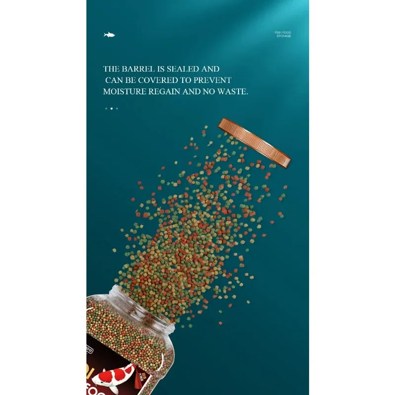 YEE Granular Mixed Koi Fish Food Gold Fish Feed Bagged Pets Supplies