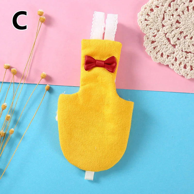 Bird Parrot Diaper with Bowtie Flight Suit Nappy Clothes Parakeet Pigeon Pet Bird Supplies