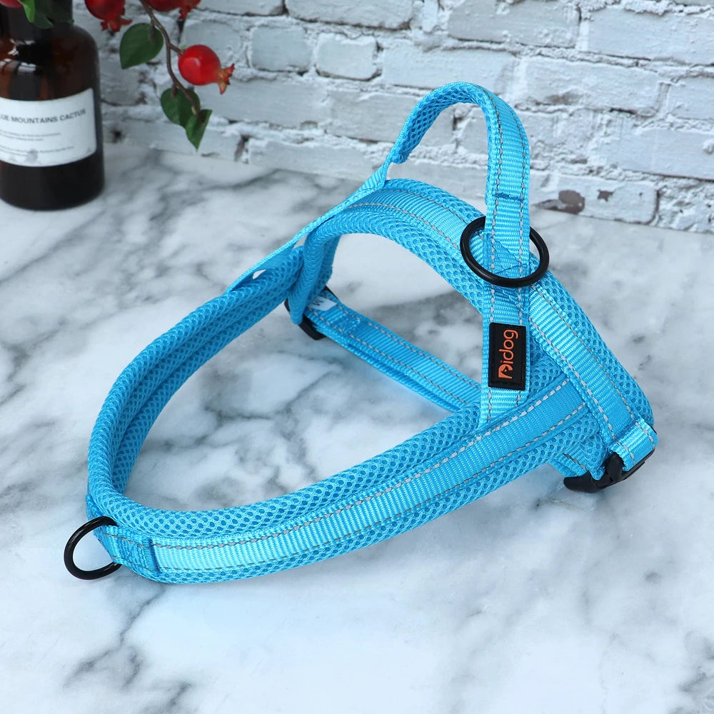 No Pull Dog Harness Soft Padded Dog Harnesses Vest Reflective Pet Training Harnesses Durable For Small Medium Large Dogs Bulldog