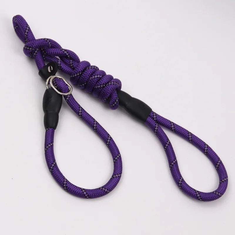 Reflective Pad Big Dog Leash for Training Walking Pet P Chain for Medium Large Dogs Malinois Collie Leashes mascotas Accessories