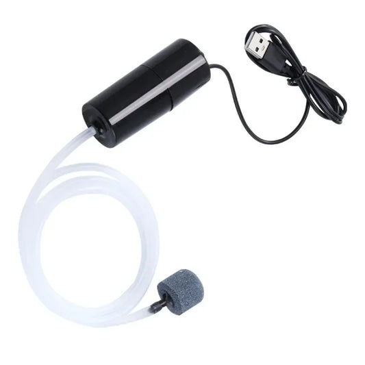 Mini Silent Oxygenator Small Oxygen Pump Portable USB Charging Fish Tank Oxygen Pump Fish Farming Aquarium Supplies Accessories