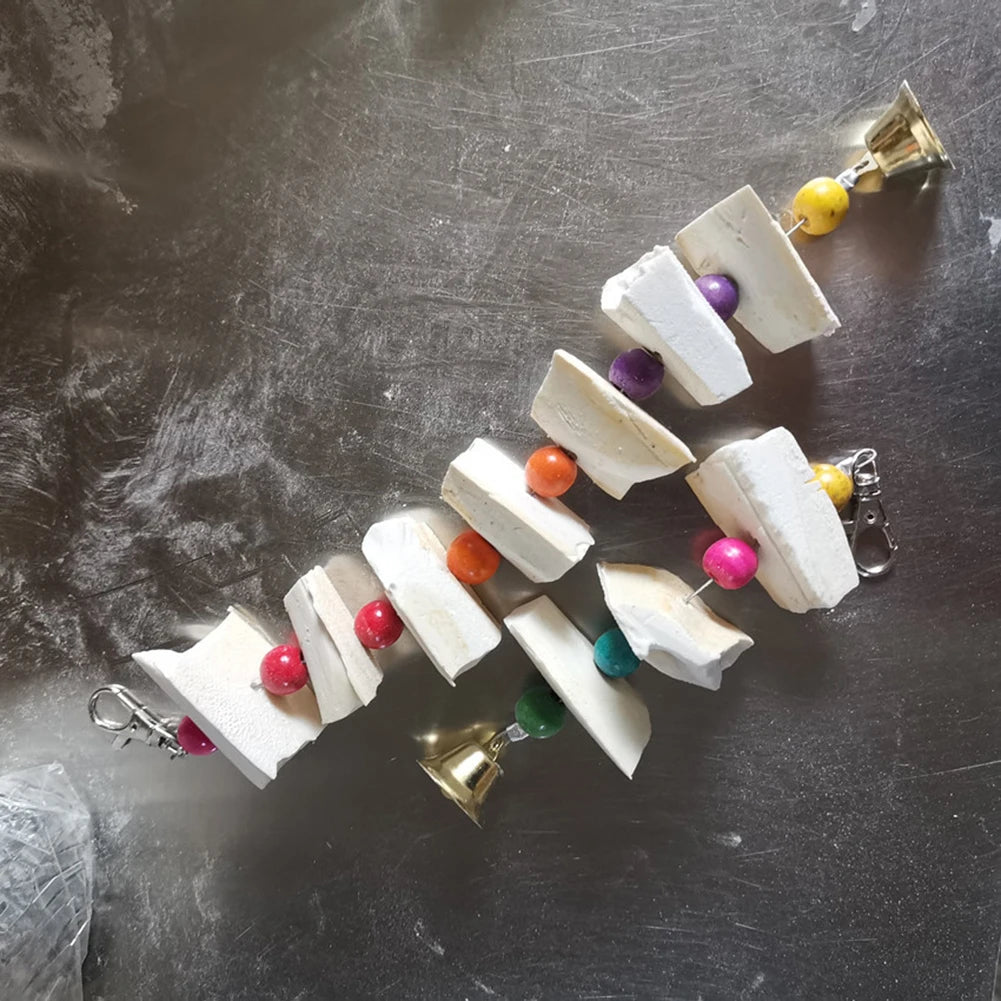 Bone Cuttle Fish Bird Food Pick Stone Pet Parrot Calcium Supplements Chewing Cuttlefish Bone Pet Bird Cage Food Decoration