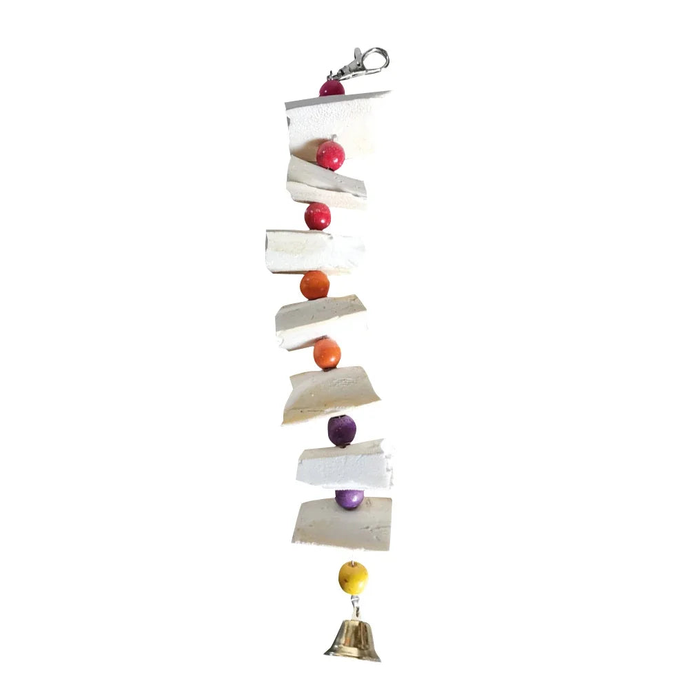 Bone Cuttle Fish Bird Food Pick Stone Pet Parrot Calcium Supplements Chewing Cuttlefish Bone Pet Bird Cage Food Decoration